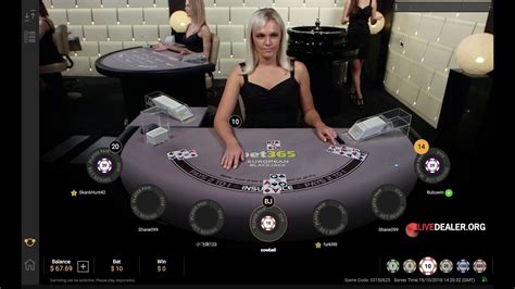 bet365 live blackjack rules